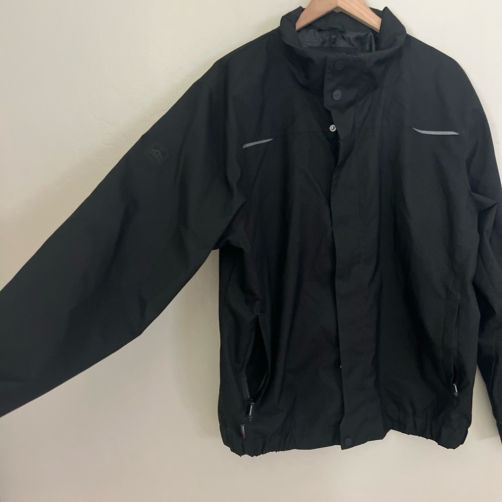 STORMTECH Jacket Mens Large Black Reflective Outdoor Full Zip Windbreaker - Picture 4 of 12